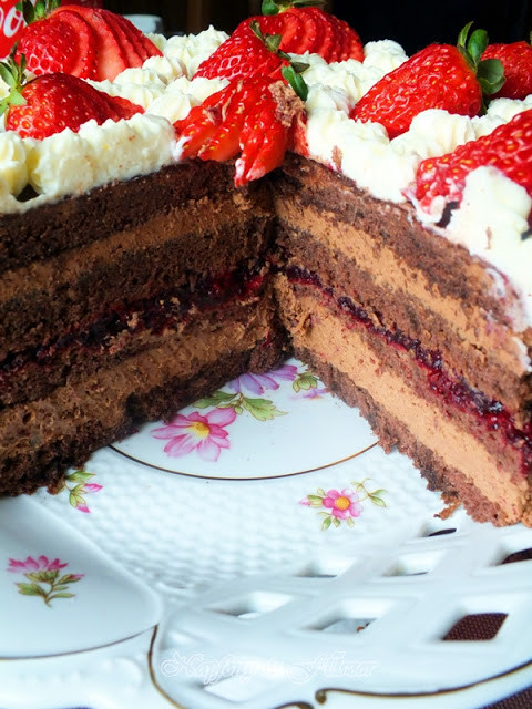 Mascarponés csokoládé torta 